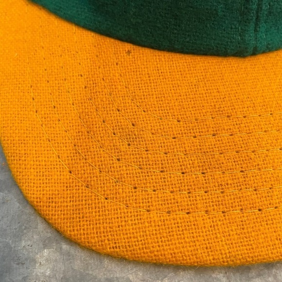 Vintage New Era Oakland A's Athletics Fitted Hat Cap 60s USA 6 1/2, 6 5/8, 6 3/4 - Picture 4 of 11